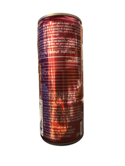 Red Bull Peach Nectarine Flavour 250ML - Canadian Edition - www.Shopthatapp.com