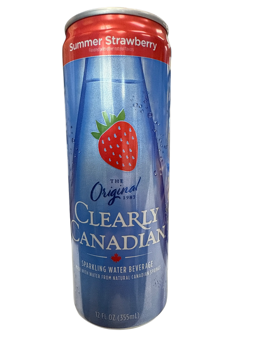 Clearly Canadian Summer Strawberry Flavour 355ML - Canadian Edition - www.Shopthatapp.com
