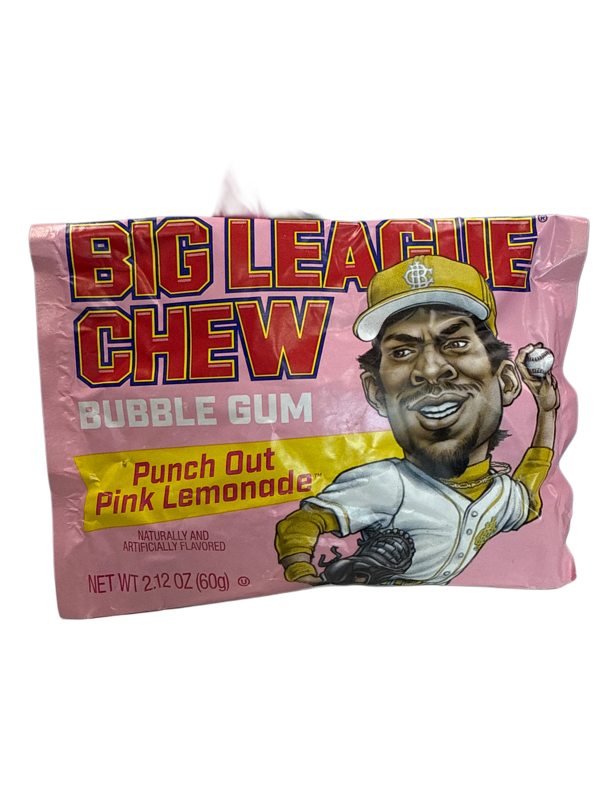 Big League Chew Punch Out Pink Lemonade 60G - U.S Edition - www.Shopthatapp.com