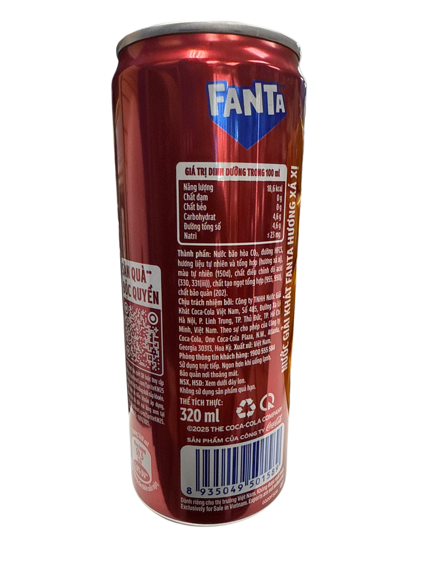 Fanta Sarsi Huöng Xà Xi 320ML - www.Shopthatapp.com