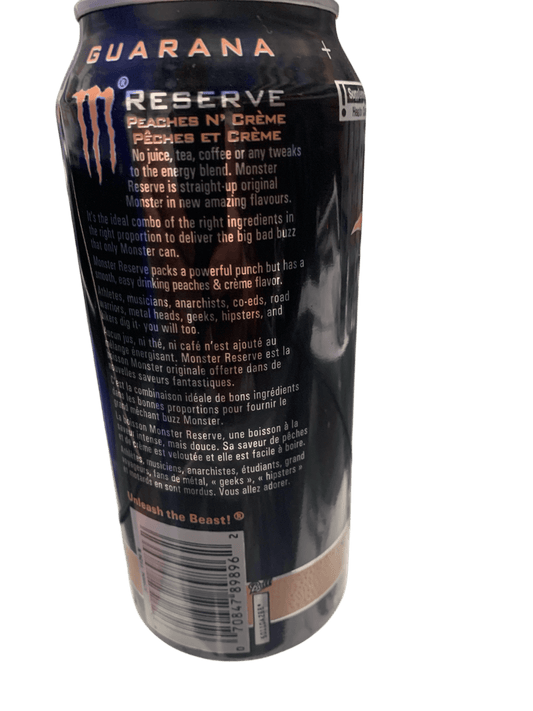 Monster Peaches and Cream  Energy Drink 473ML - Canadian Edition - www.Shopthatapp.com