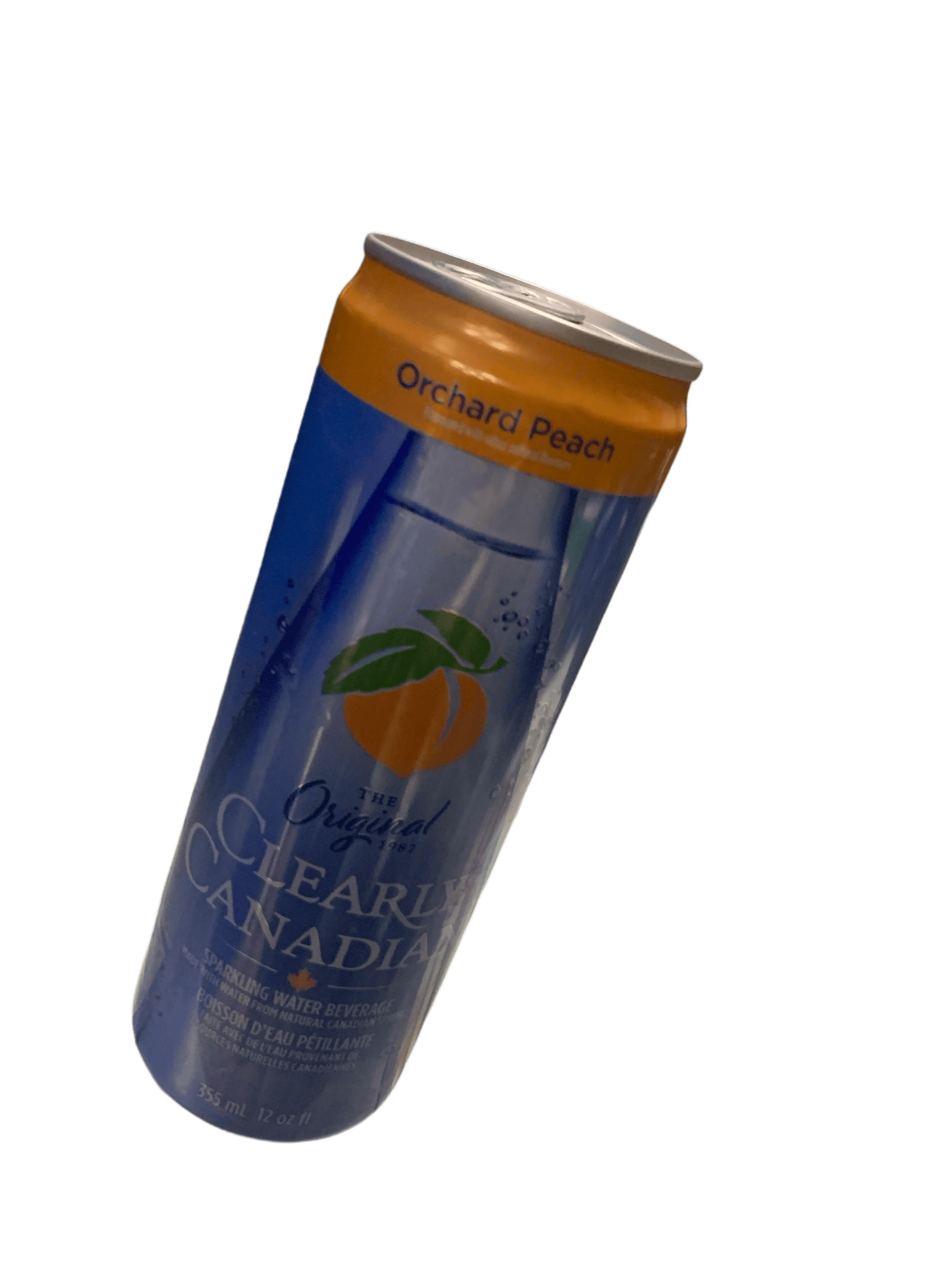 Clearly Canadian Sparkling Orchard Peach Cans 355ML - Canadian Edition - www.Shopthatapp.com