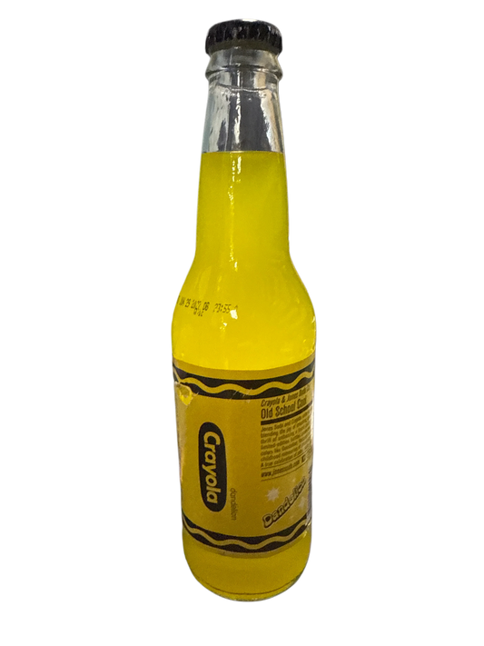 Jones Crayola Limited Edition Pineapple Cream Soda Glass Bottle 355ML - U.S Edition - www.Shopthatapp.com