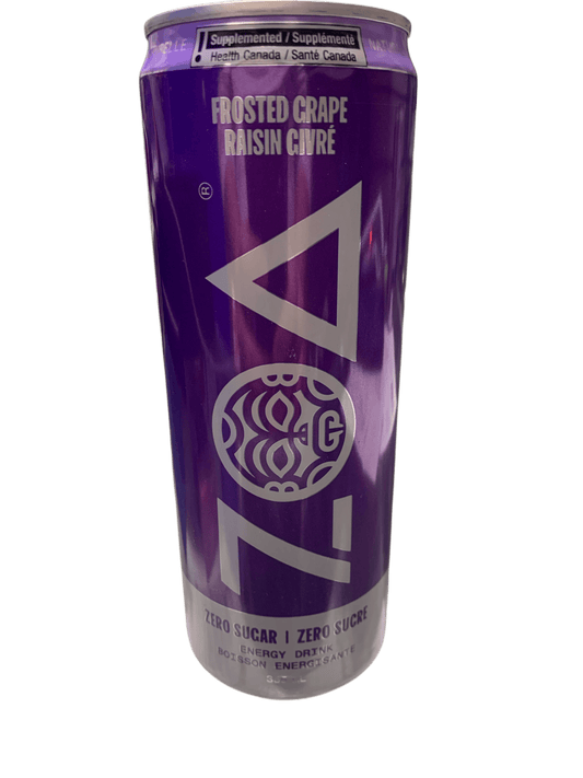 ZOA Frosted Grape Zero Sugar Energy Drink 355ML - U.S Edition