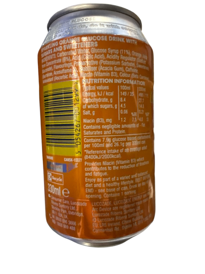 Lucozade Orange Flavoured Energy Drink 330ML - U.K Edition - www.Shopthatapp.com