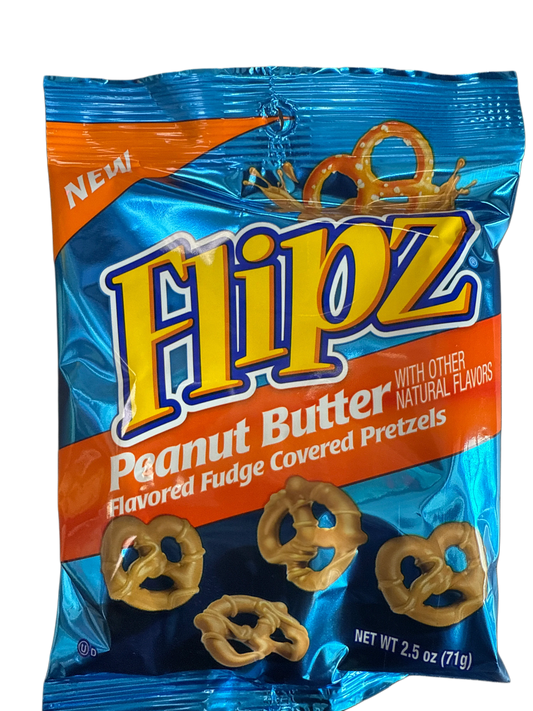 Flipz Peanut Butter Fudge Covered Pretzels 71G - U.S Edition - www.Shopthatapp.com