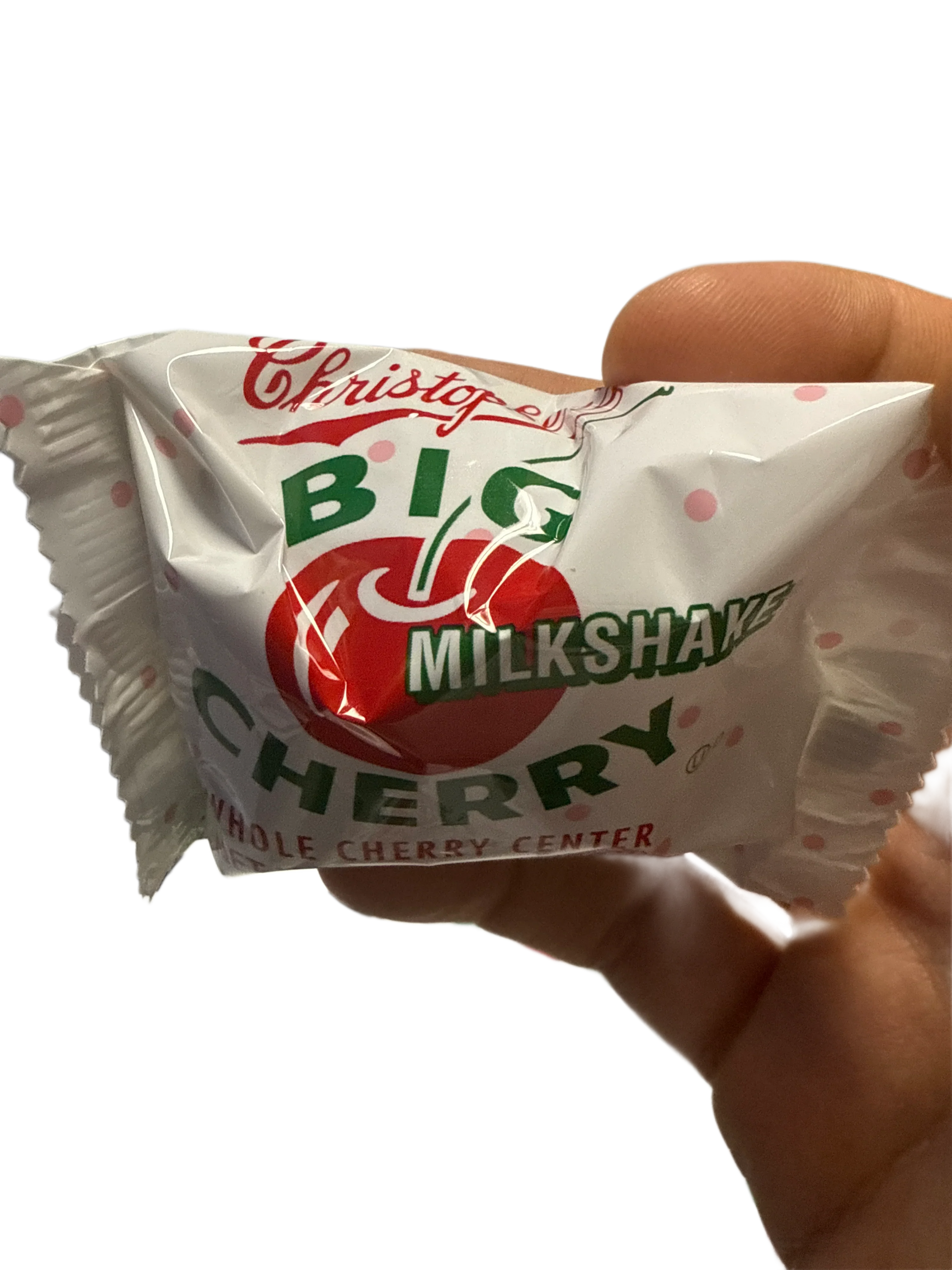 Christophers Big Milkshake Cherry Covered Chocolate 50G - U.S Edition - www.Shopthatapp.com