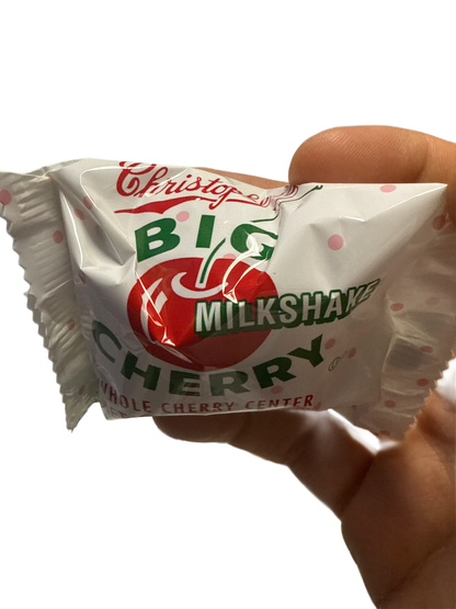Christophers Big Milkshake Cherry Covered Chocolate 50G - U.S Edition - www.Shopthatapp.com