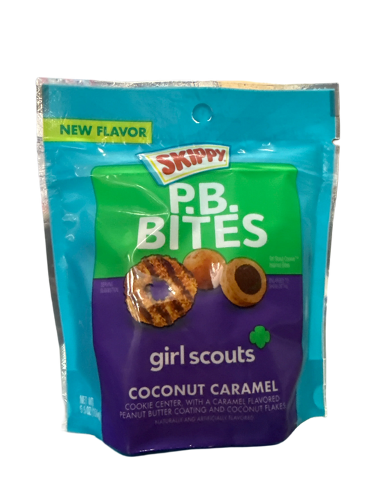 Skippy P.B Bites Girl Scout Coconut Caramel Bites 156G - U.S Edition - www.Shopthatapp.com