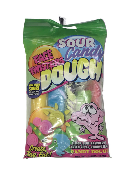 Face Twisters Sour Candy Dough Bag - www.Shopthatapp.com