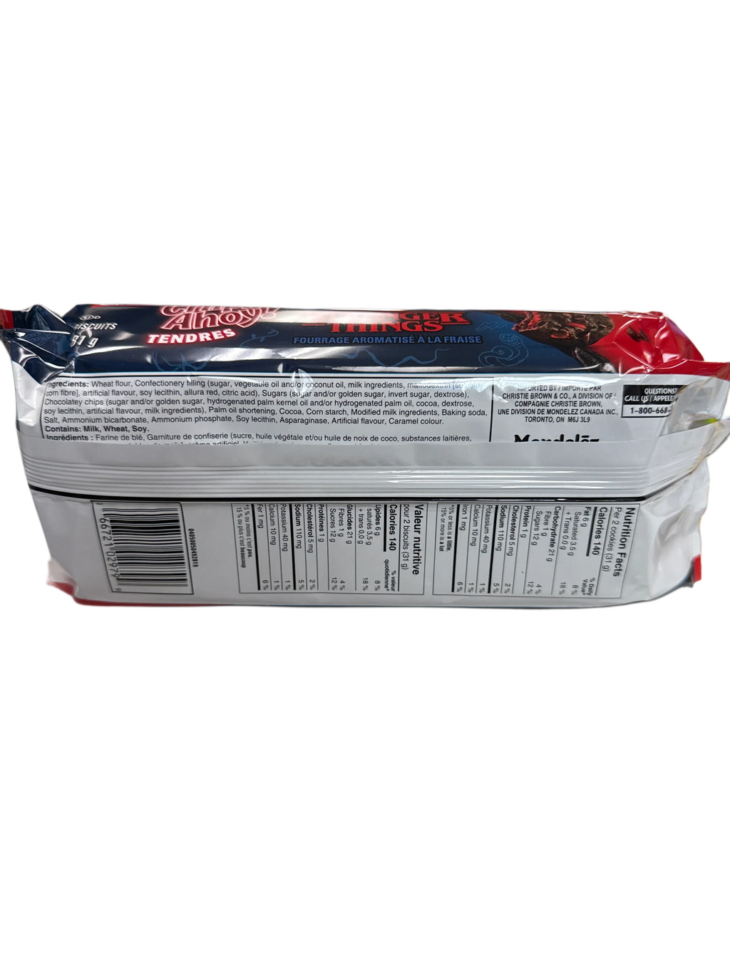 Chips Ahoy Chewy Limited Edition Stranger Things Halloween Cookies 281G - Canadian Edition - www.Shopthatapp.com