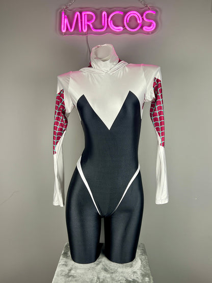 Woman Super Hero Spandex Open Crotch Cosplay Bodysuit Sexy Lingerie - www.Shopthatapp.com