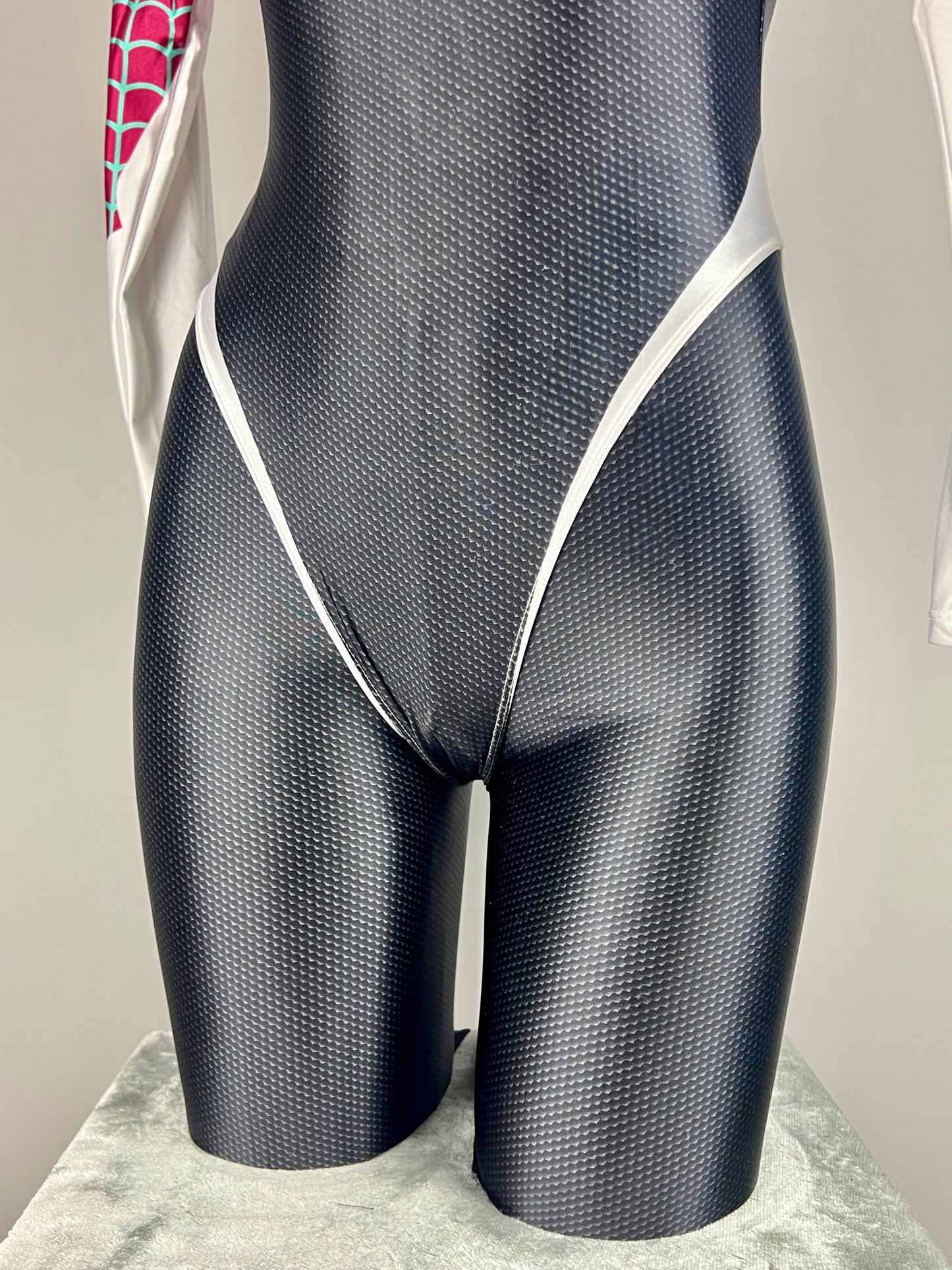 Woman Super Hero Spandex Open Crotch Cosplay Bodysuit Sexy Lingerie - www.Shopthatapp.com