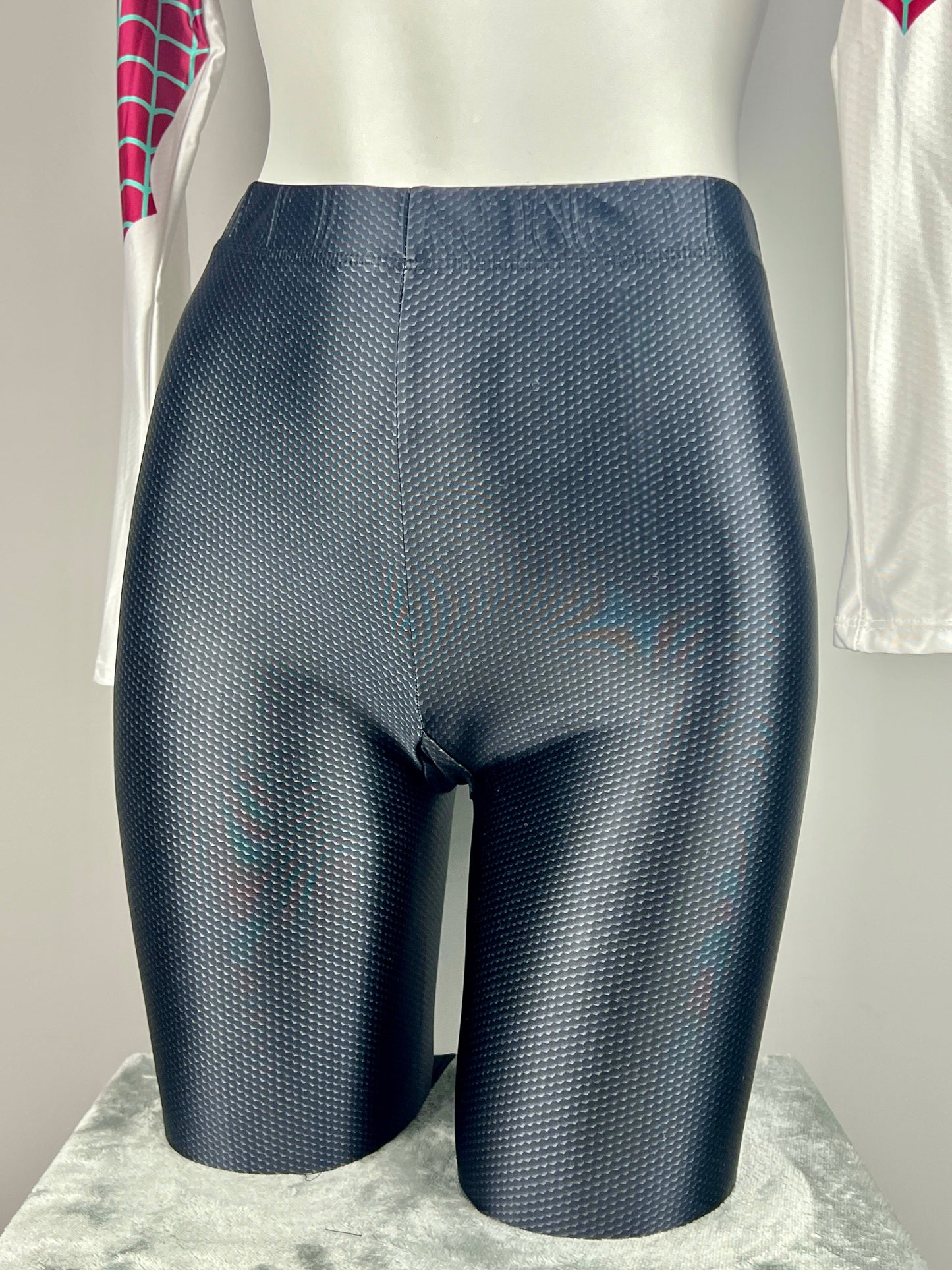 Woman Super Hero Spandex Open Crotch Cosplay Bodysuit Sexy Lingerie - www.Shopthatapp.com