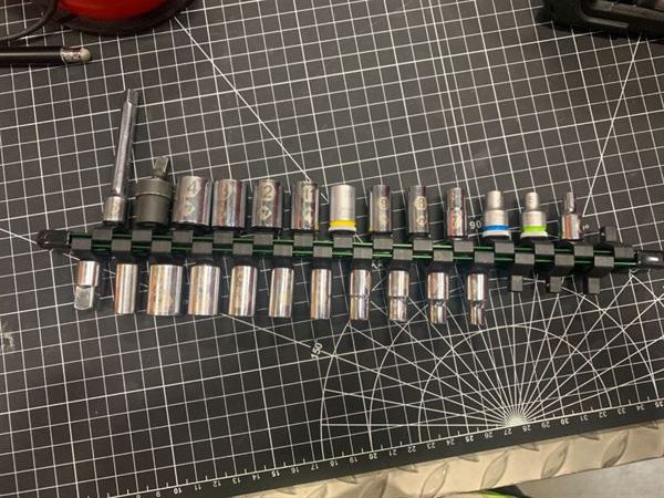 Extra Socket Holder Clips For The Olsa Tools Aluminum Socket Organizers - www.Shopthatapp.com