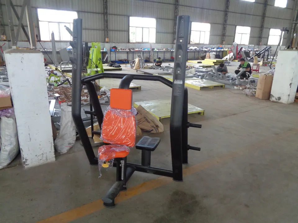 Vertical Workout Bench with Spotter Stand, Barbell and Plate Support (AN28) - www.Shopthatapp.com