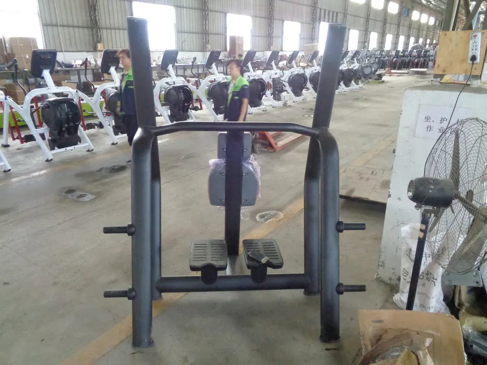 Vertical Workout Bench with Spotter Stand, Barbell and Plate Support (AN28) - www.Shopthatapp.com