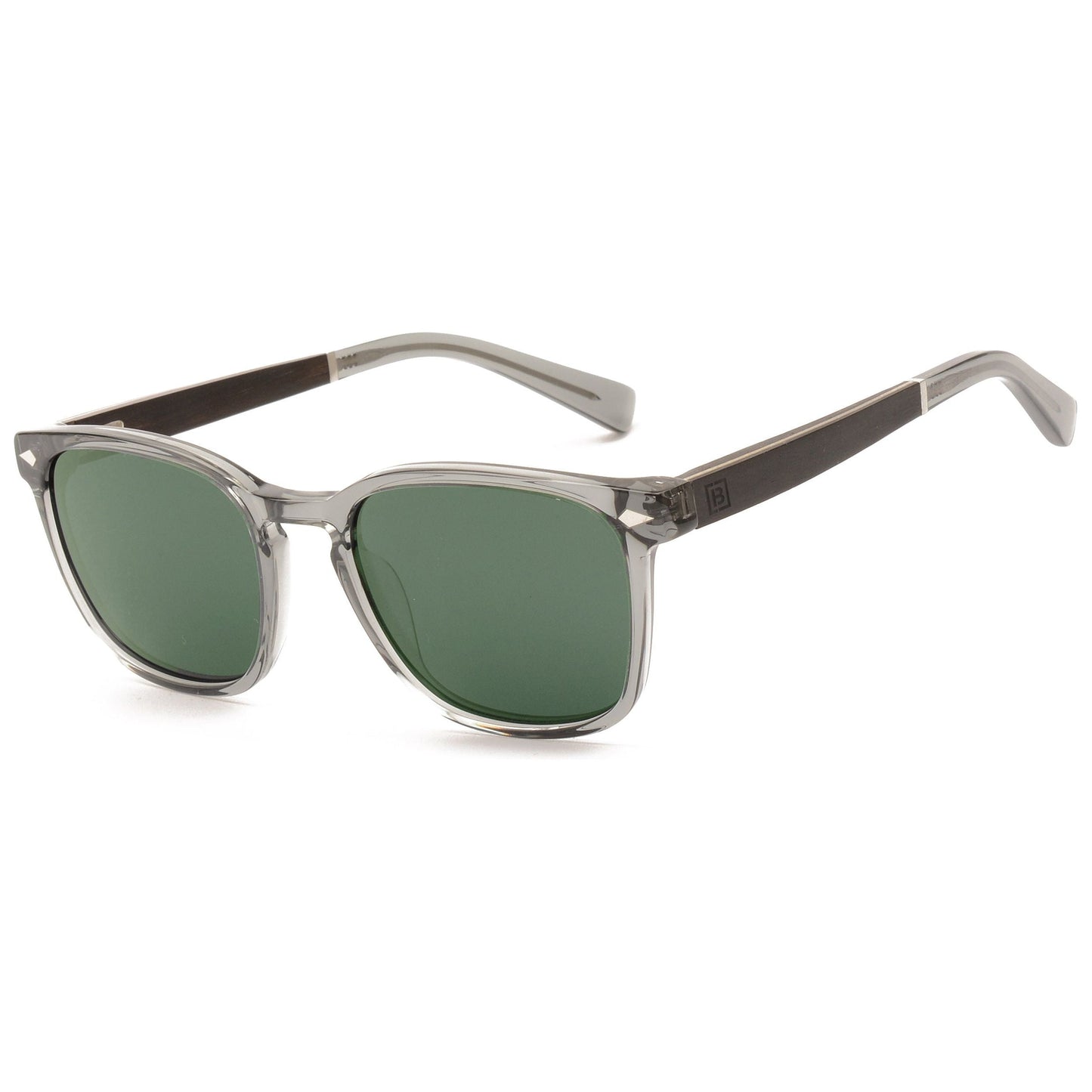 Eddie - Lunettes de soleil en acétate et bois