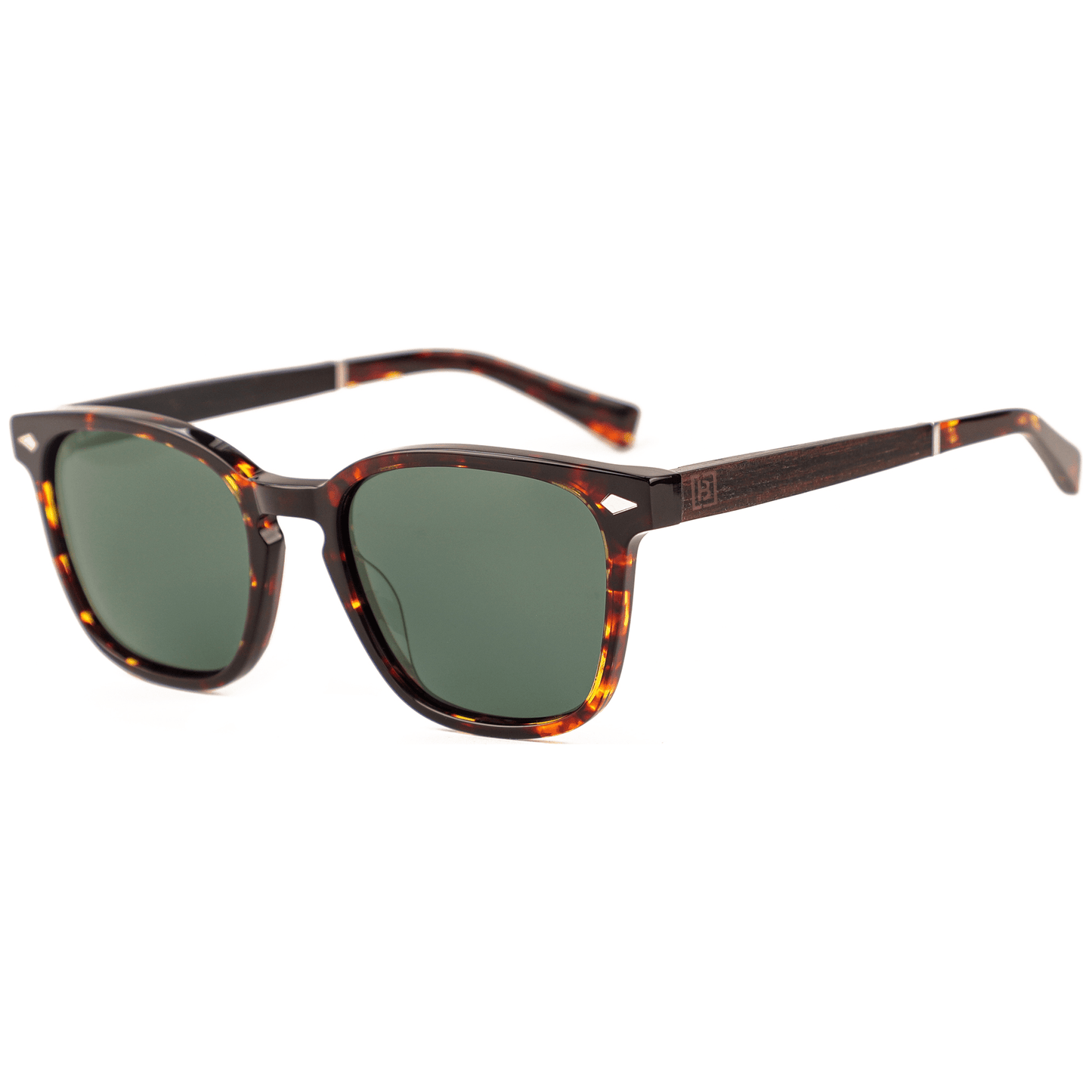 Eddie - Lunettes de soleil en acétate et bois