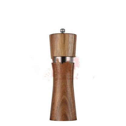 Acacia Wood Ceramic Core Manual Pepper Grinder - www.Shopthatapp.com