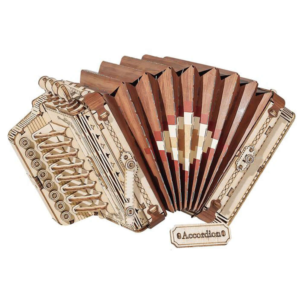 Accordion 3D DIY Wooden Model | Kidstoylover - Learn & Create - www.Shopthatapp.com #