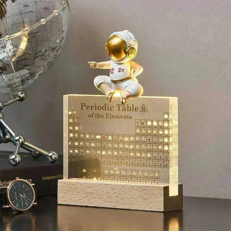 Acrylic Periodic Table: Real Element Samples + Light Base - www.Shopthatapp.com