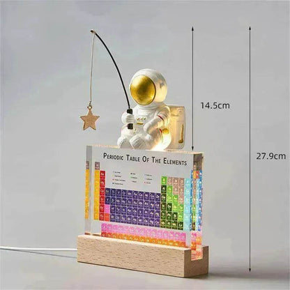 Acrylic Periodic Table: Real Element Samples + Light Base - www.Shopthatapp.com