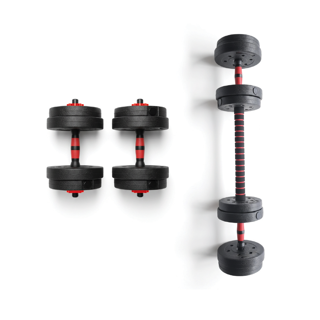 Adjustable Dumbbell Set (Barbell and Dumbbells) - www.Shopthatapp.com #