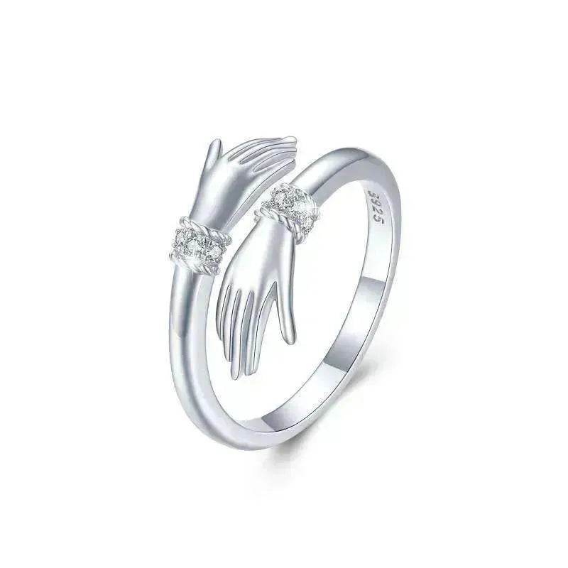 Adjustable Inspire Hand Open Ring - www.Shopthatapp.com