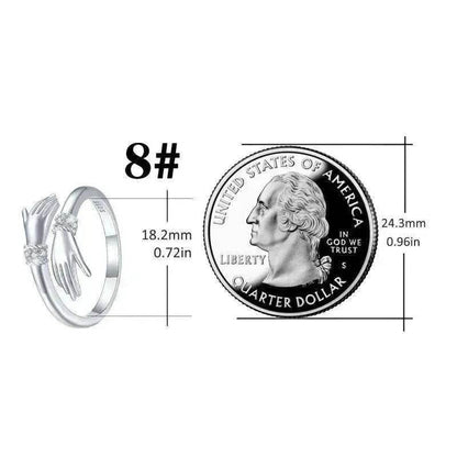 Adjustable Inspire Hand Open Ring - www.Shopthatapp.com