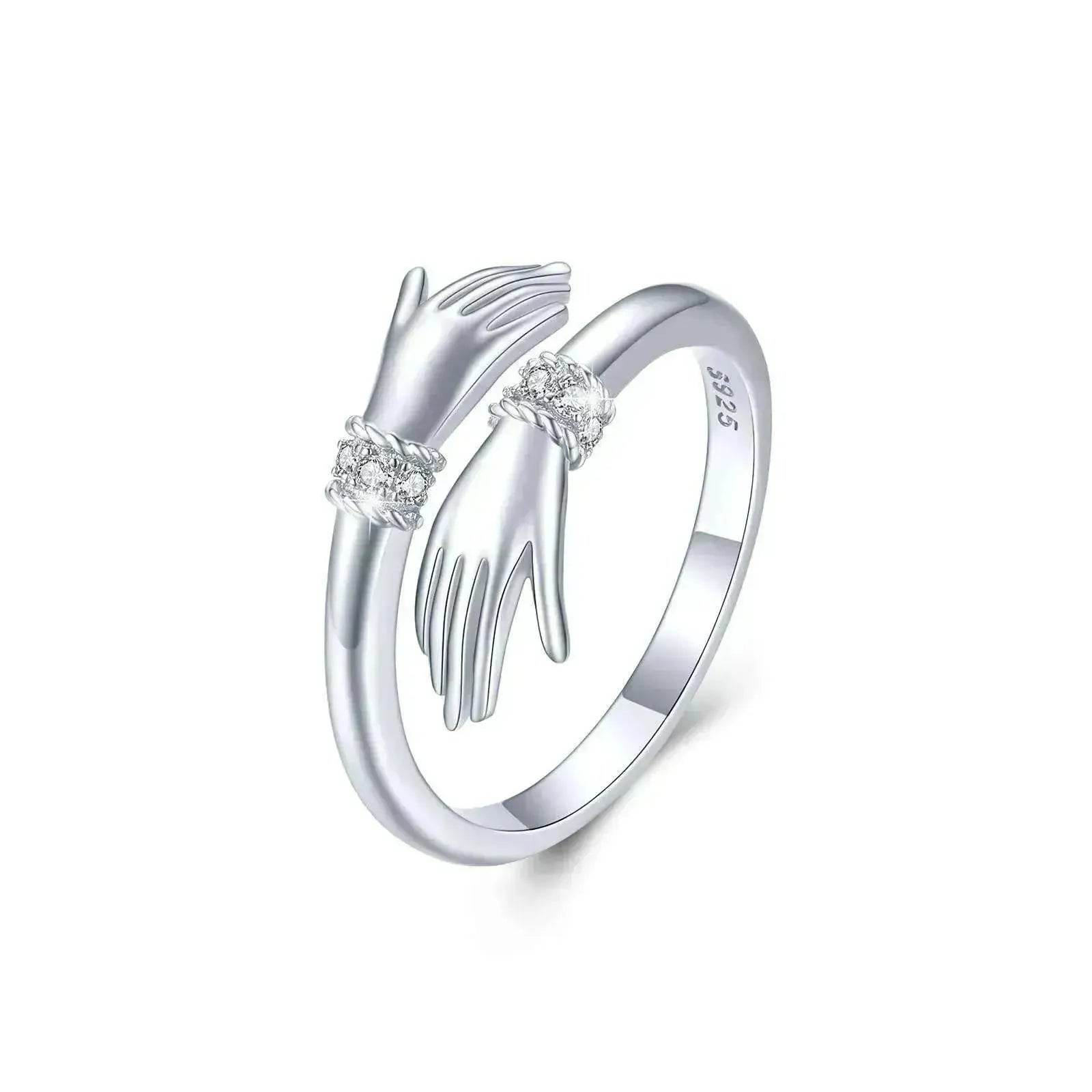 Adjustable Inspire Hand Open Ring - www.Shopthatapp.com