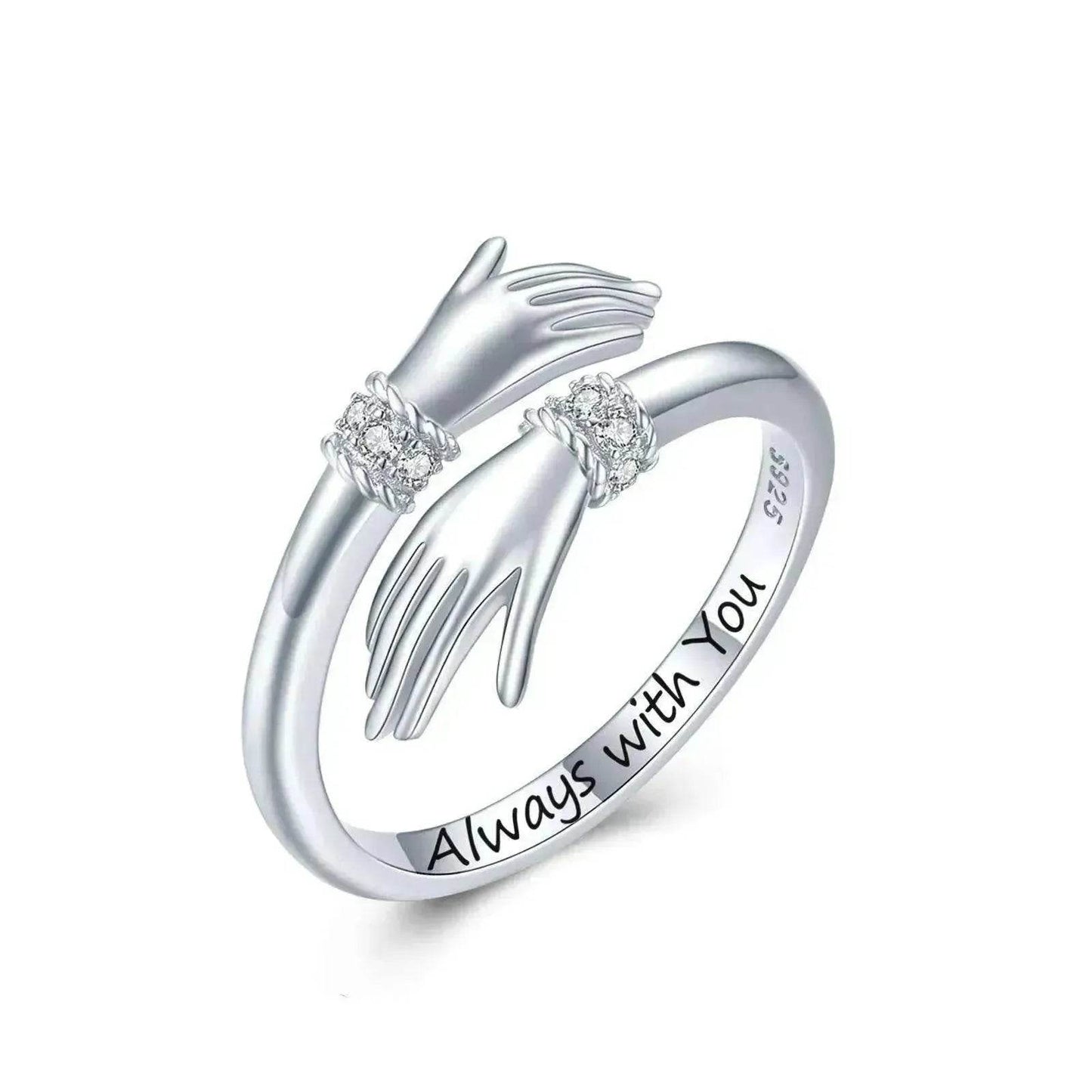 Adjustable Inspire Hand Open Ring - www.Shopthatapp.com
