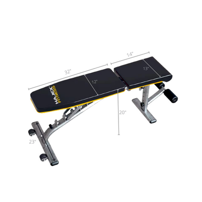 Adjustable Workout Bench 600LB capacity - www.Shopthatapp.com #