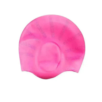 Adults Swimming Silicone Unisex Long Hair Waterproof Caps - www.Shopthatapp.com