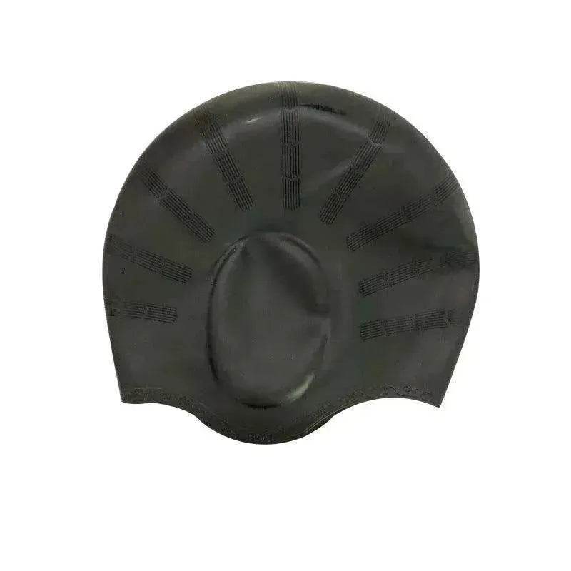 Adults Swimming Silicone Unisex Long Hair Waterproof Caps - www.Shopthatapp.com