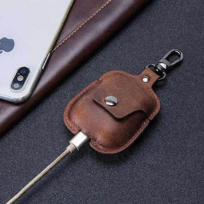 AirPods Leather Covers + Keychain Hook! - www.Shopthatapp.com