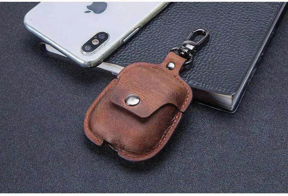 AirPods Leather Covers + Keychain Hook! - www.Shopthatapp.com