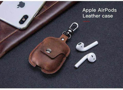 AirPods Leather Covers + Keychain Hook! - www.Shopthatapp.com
