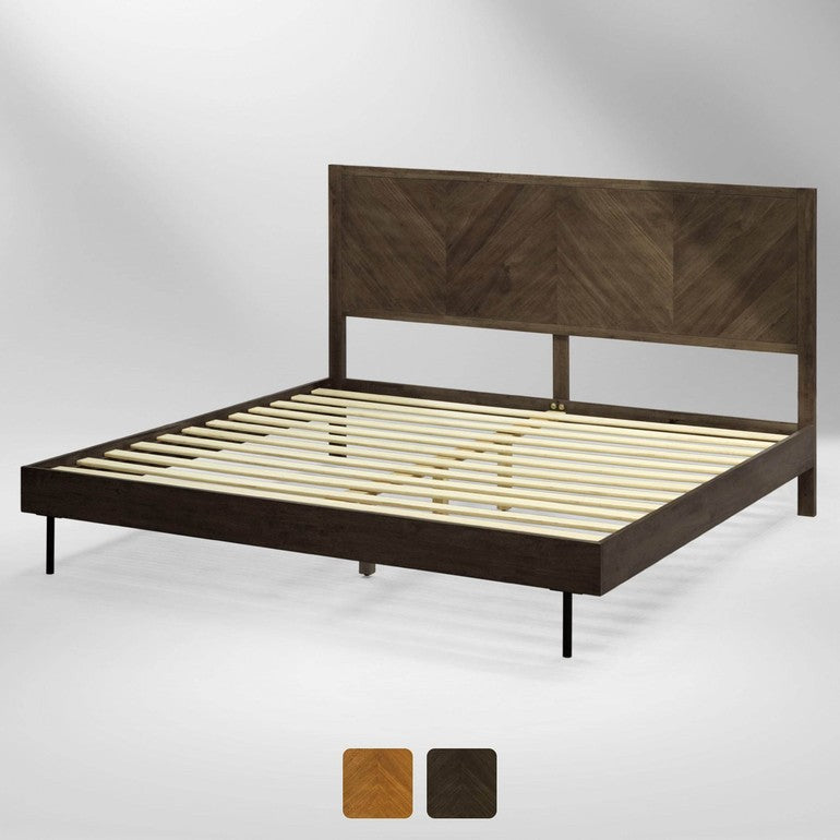Alander Deluxe Wood Platform Bed Frame - www.Shopthatapp.com
