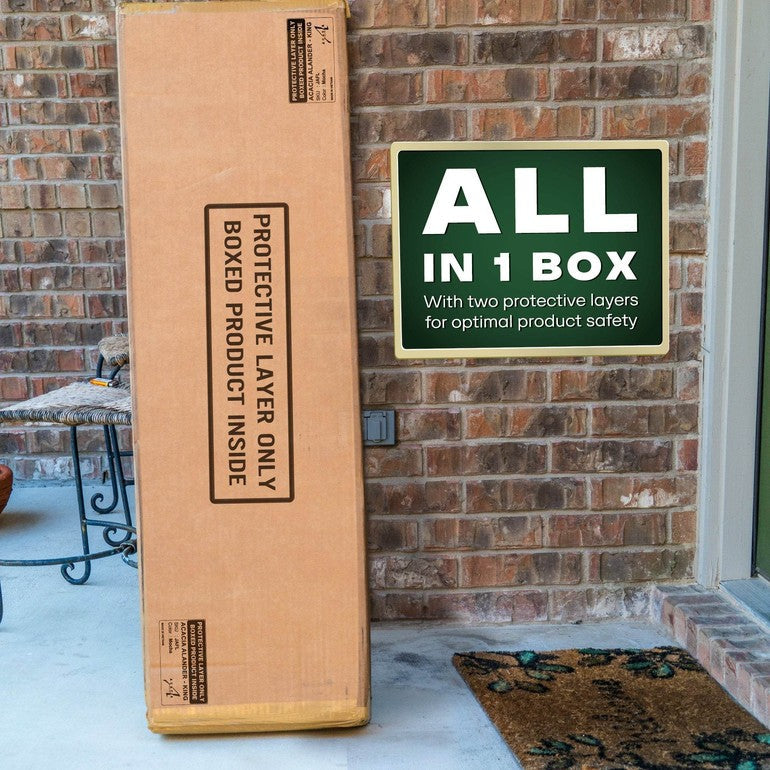 Alander Deluxe Wood Platform Bed Frame - www.Shopthatapp.com