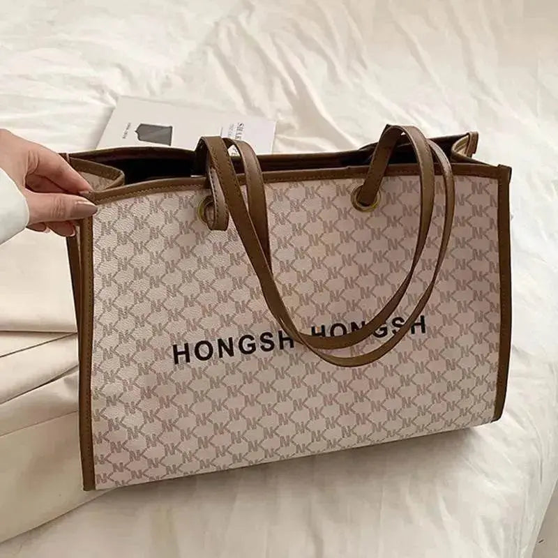 All-matching Advanced Texture Class Commuter Tote - www.Shopthatapp.com