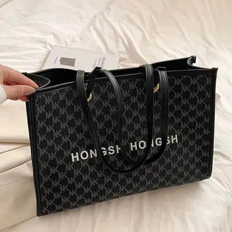 All-matching Advanced Texture Class Commuter Tote - www.Shopthatapp.com