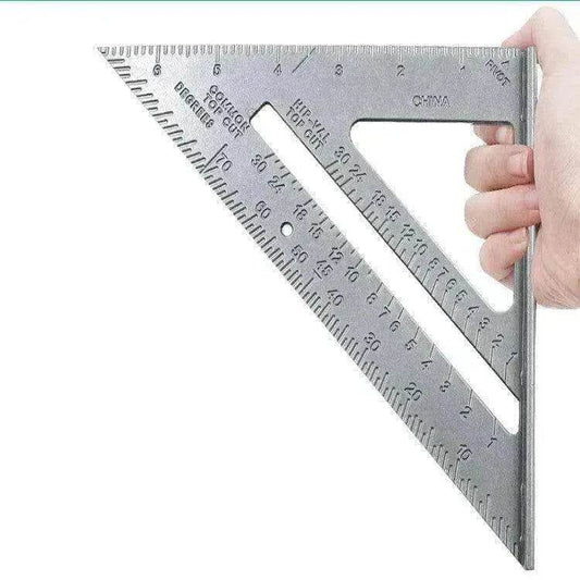 Aluminum alloy woodworking measuring square tool - www.Shopthatapp.com #