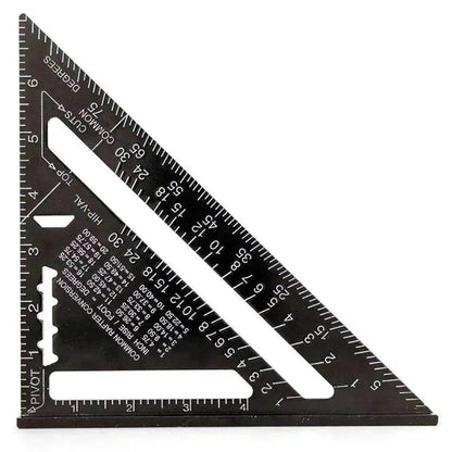 Aluminum alloy woodworking measuring square tool - www.Shopthatapp.com #
