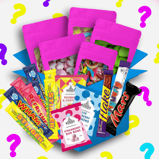 GIANT Pick &amp; Mix Süßigkeiten- und Leckerli-Box - 100 Artikel