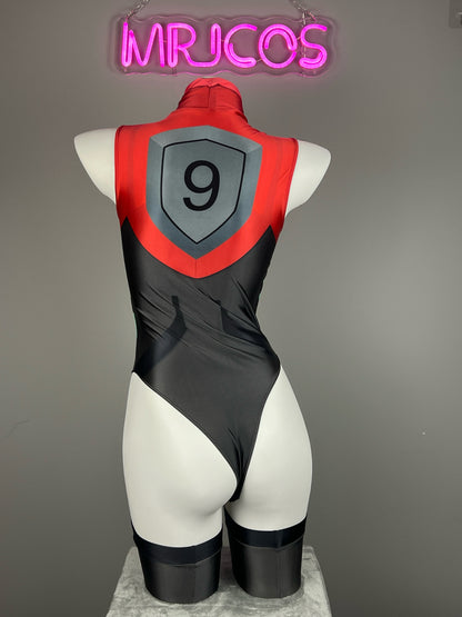 Anime Style Spandex Cosplay Open Crotch Bodysuit Costume Plug Suit - www.Shopthatapp.com