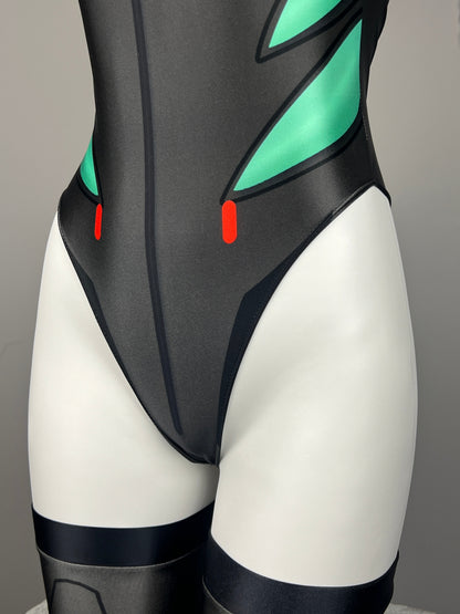 Anime Style Spandex Cosplay Open Crotch Bodysuit Costume Plug Suit - www.Shopthatapp.com