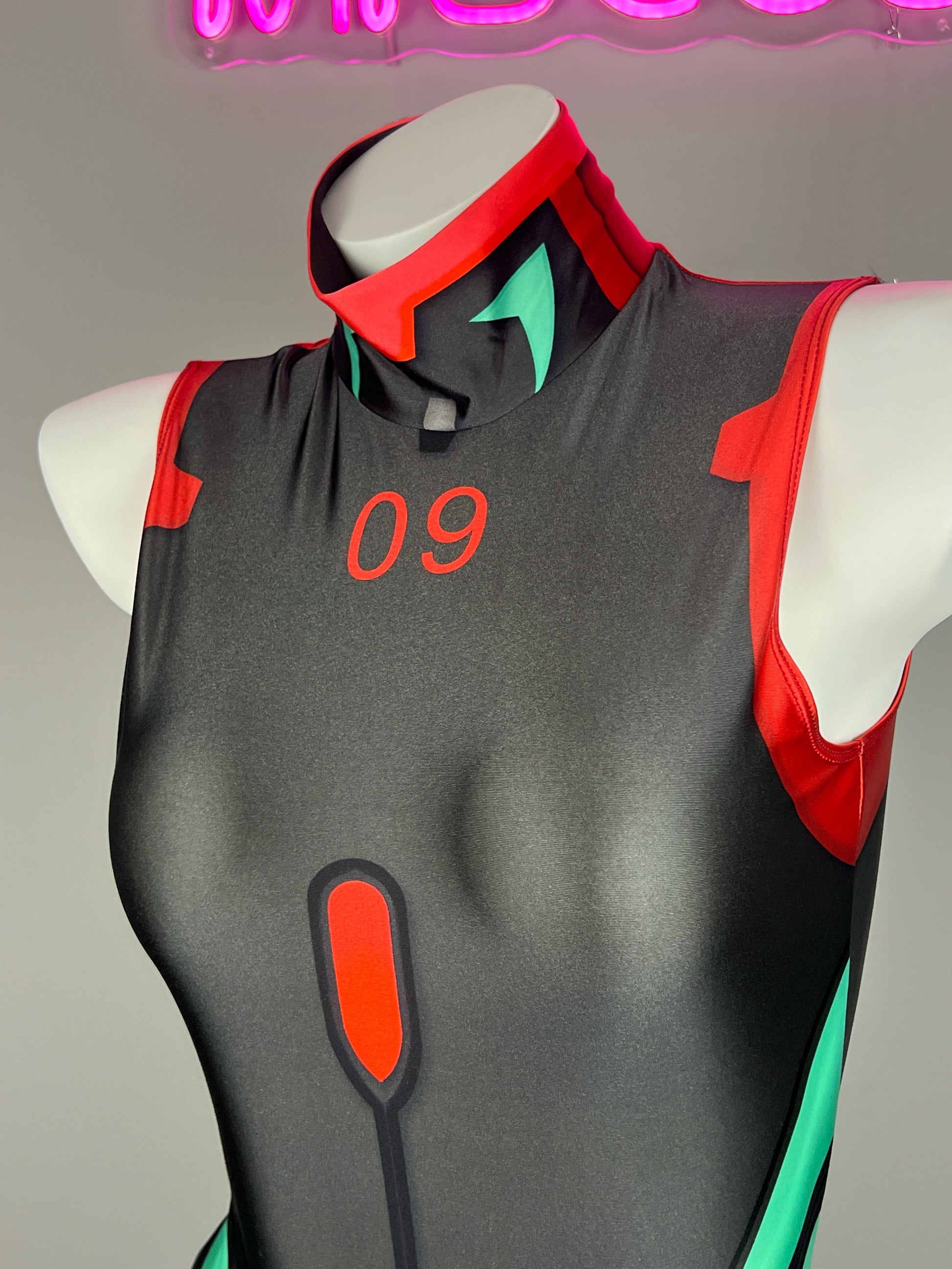 Anime Style Spandex Cosplay Open Crotch Bodysuit Costume Plug Suit - www.Shopthatapp.com