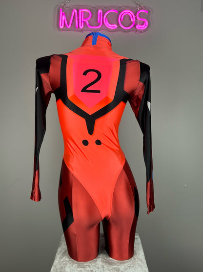 Anime Style Spandex Cosplay Open Crotch Bodysuit Costume Plug Suit - www.Shopthatapp.com