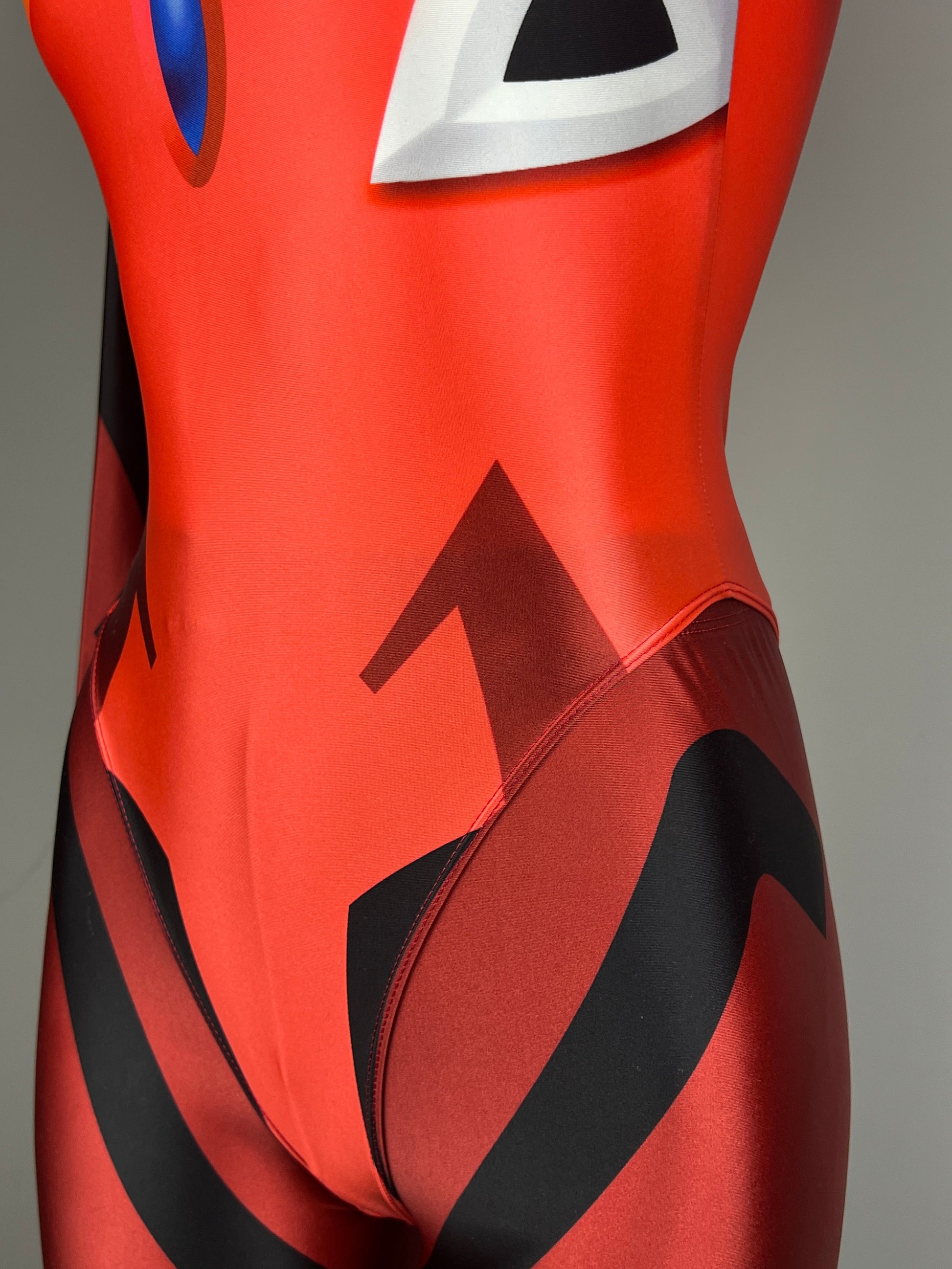 Anime Style Spandex Cosplay Open Crotch Bodysuit Costume Plug Suit - www.Shopthatapp.com